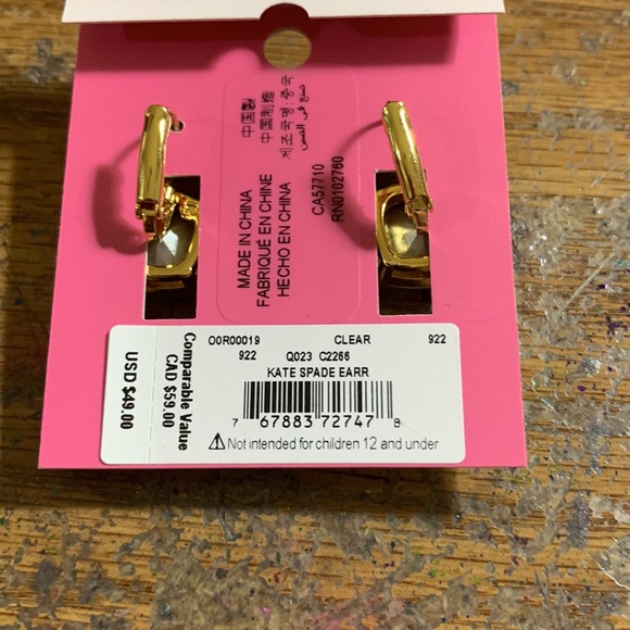 New Pair of Kate Spade Earrings - Picture 3 of 3
